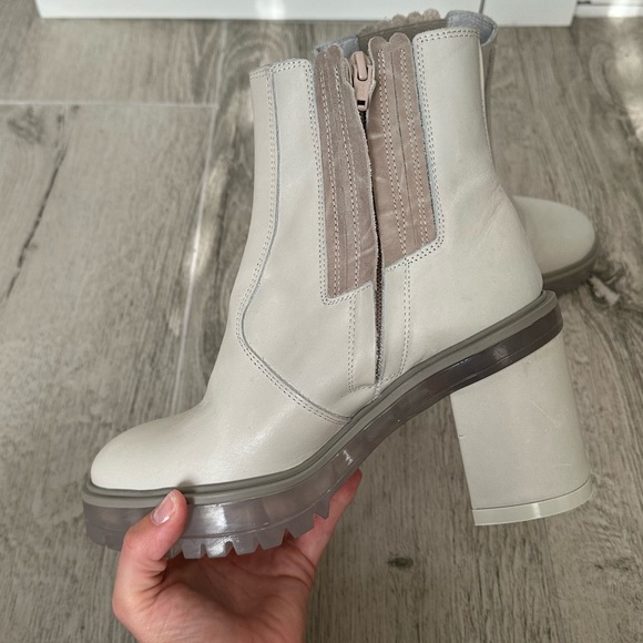 Free People James Ice Leather Chelsea Boots - Picture 10 of 16